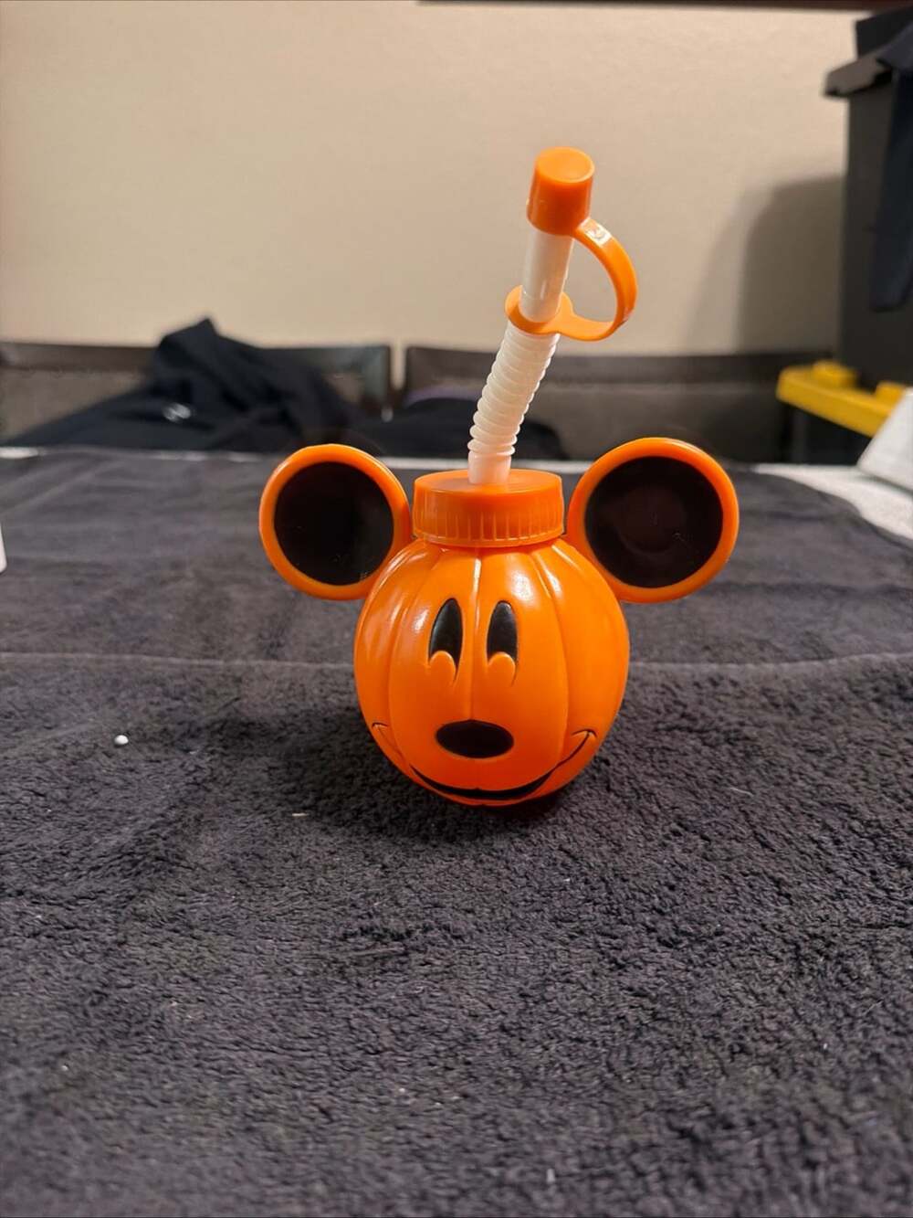 RARE Vintage 80βs Mickey Mouse Jack-O'-Lantern Sipper Cup